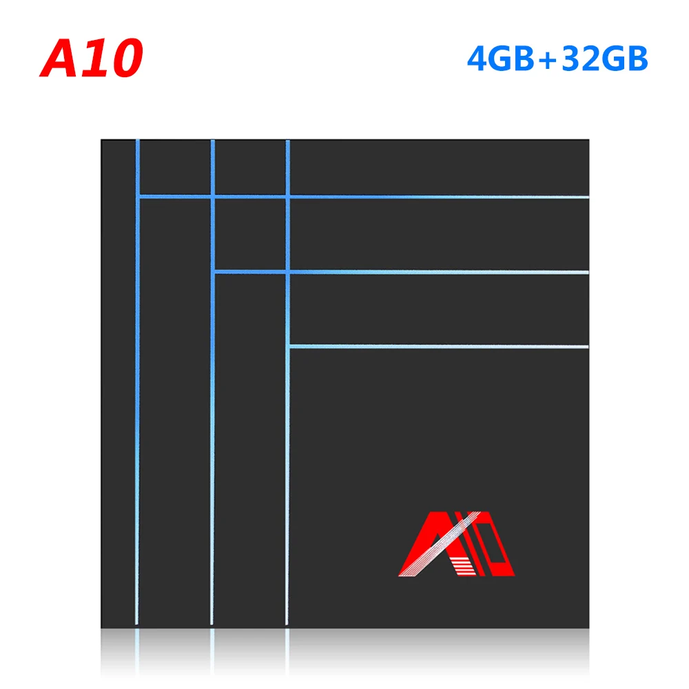A10 Android 9,0 tv Box 4 ГБ ОЗУ 32 Гб 64 Гб ПЗУ 2,4 г WiFi смарт медиаплеер RK3318 четырехъядерный 2 Гб 16 Гб H.265 4K HDR10 телеприставка - Цвет: only 4GB 32GB TV box