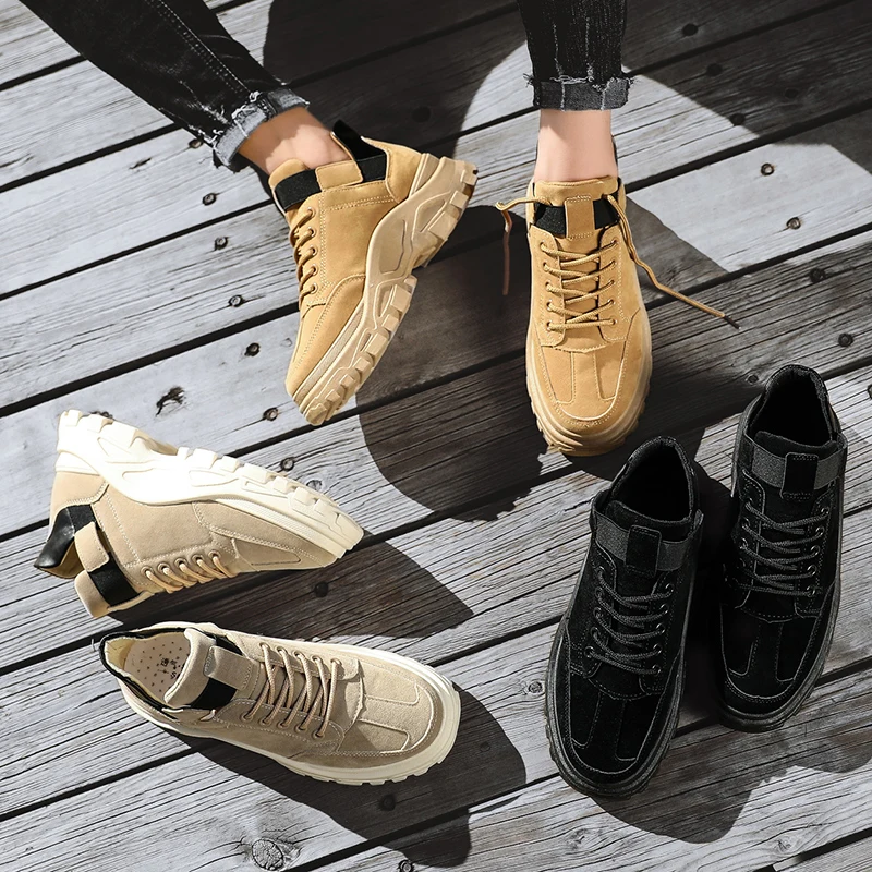 Уличный стиль Сезон осень Новинка Мужская повседневная обувь Модные подходящие
