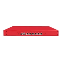 red mini pc 6 lan 3855u 4gb ram fanless rugged industrial computer soft router vpn express firewall support win10 linux