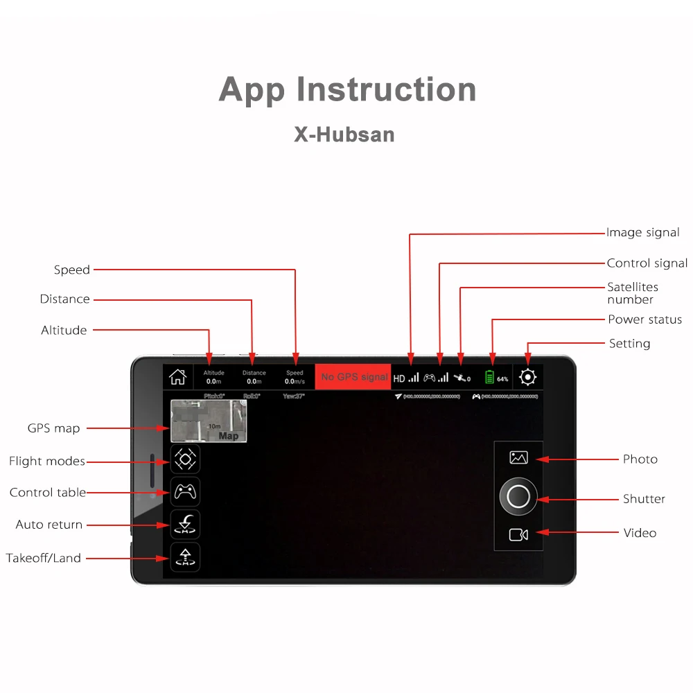 

Original Hubsan H501A X4 Air Pro 1080P Wifi FPV RC Quadcopter Brushless GPS Drone with 400m Range Wifi Relay Signal Booster
