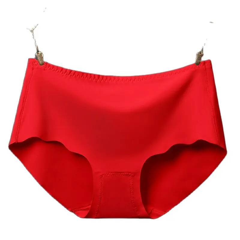 Однотонное мягкое женское нижнее белье из ледяного шелка с оборками большие