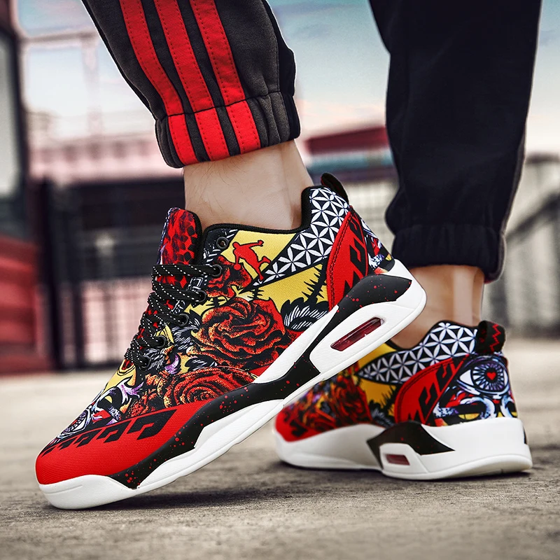 Кроссовки мужские с воздушной подушкой парусиновая повседневная обувь