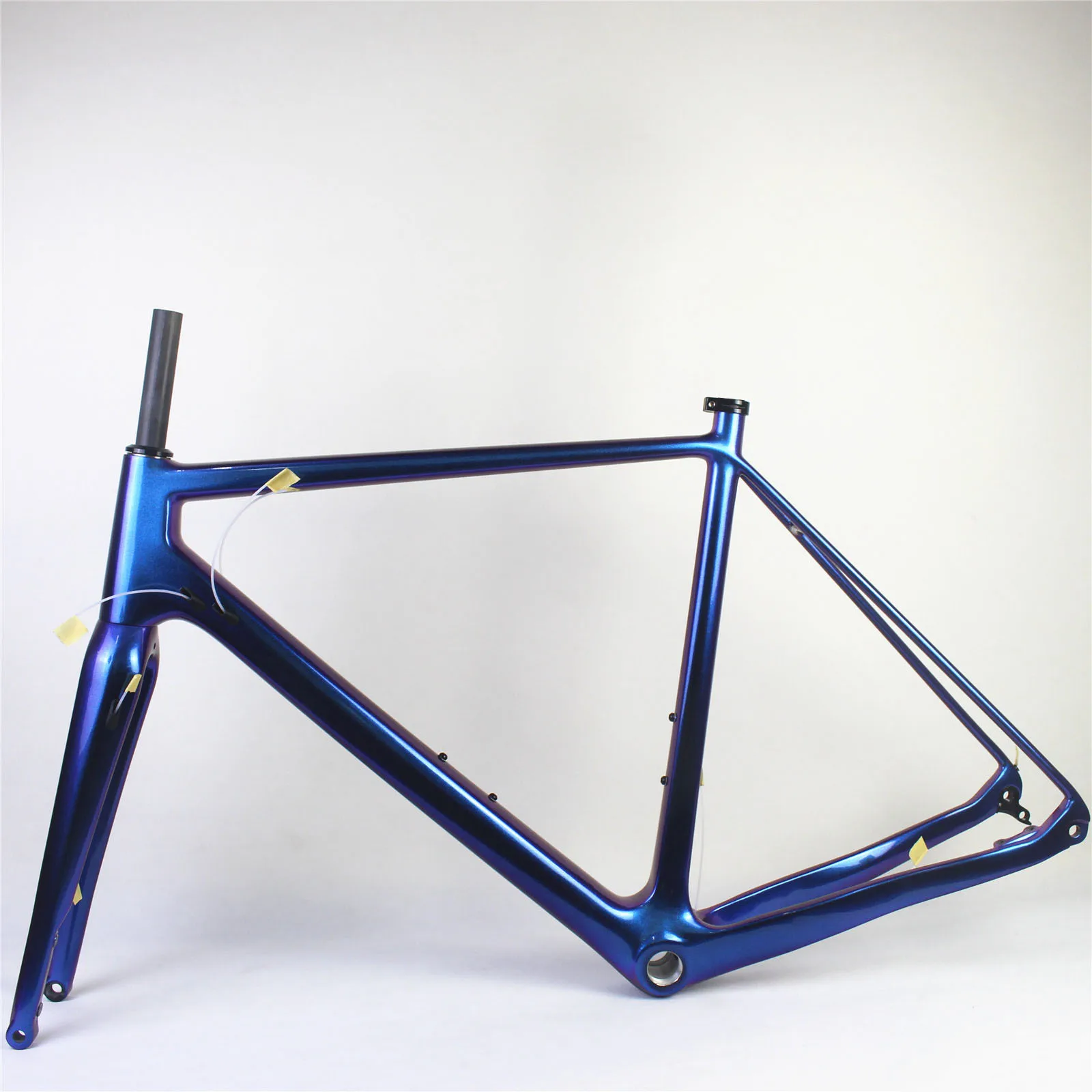 Карбоновая велосипедная Рама для велосипеда углеродная СХ плоская оправа с