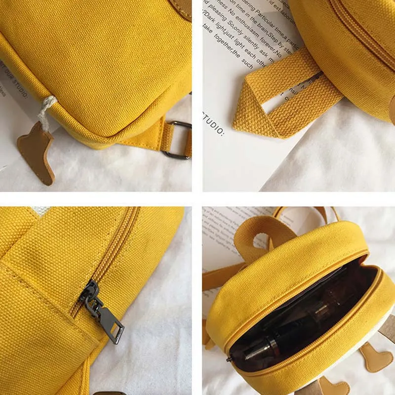 

Kids Backpacks Kawaii Cartoon Student Girls Harajuku Ins Mini School Bag Children Cute Rucksack Canvas Bags Appliques Lovely New