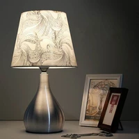 hy 110v 240v led desk lamp with e27 bulb modern bedside lamp table lamps for bedroom living room lighting white light