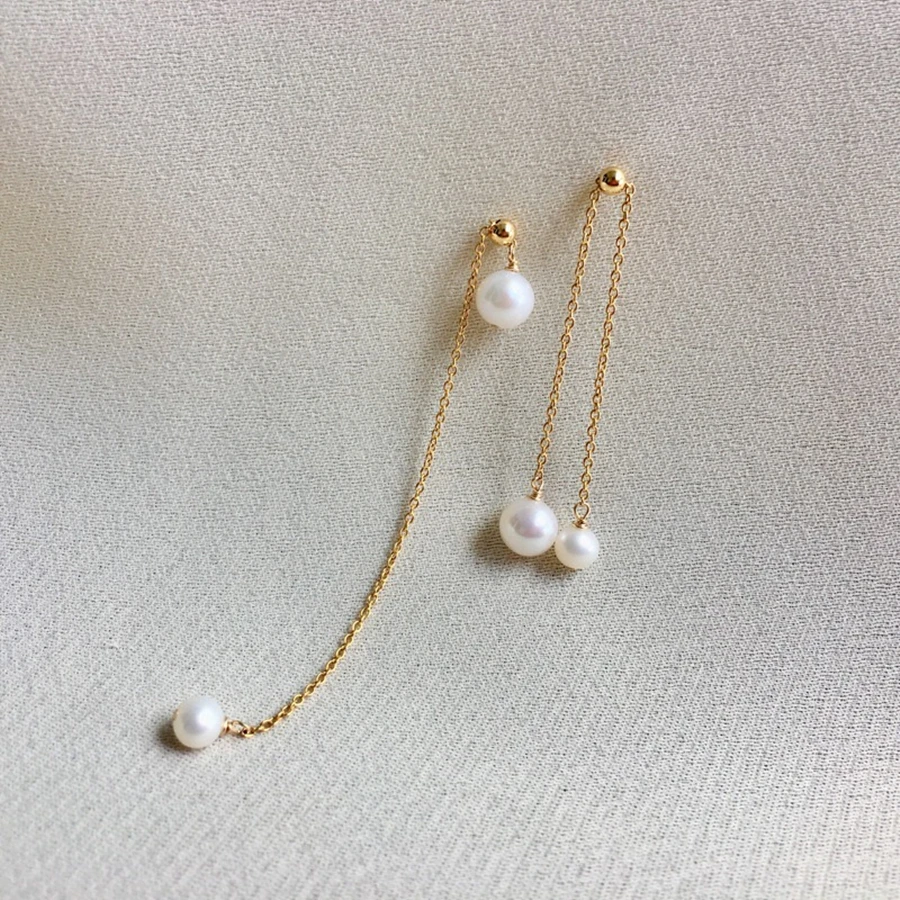 

Bridal Fashion Wedding Jewelry Necklace Bracelet Set Round Freshwater Pearl Dress Wrist Earrings Set Accessories