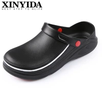 slip on resistant chef shoes cook clogs non slip waterproof oil proof kitchen work shoes garden safety shoes unisex size 36 47