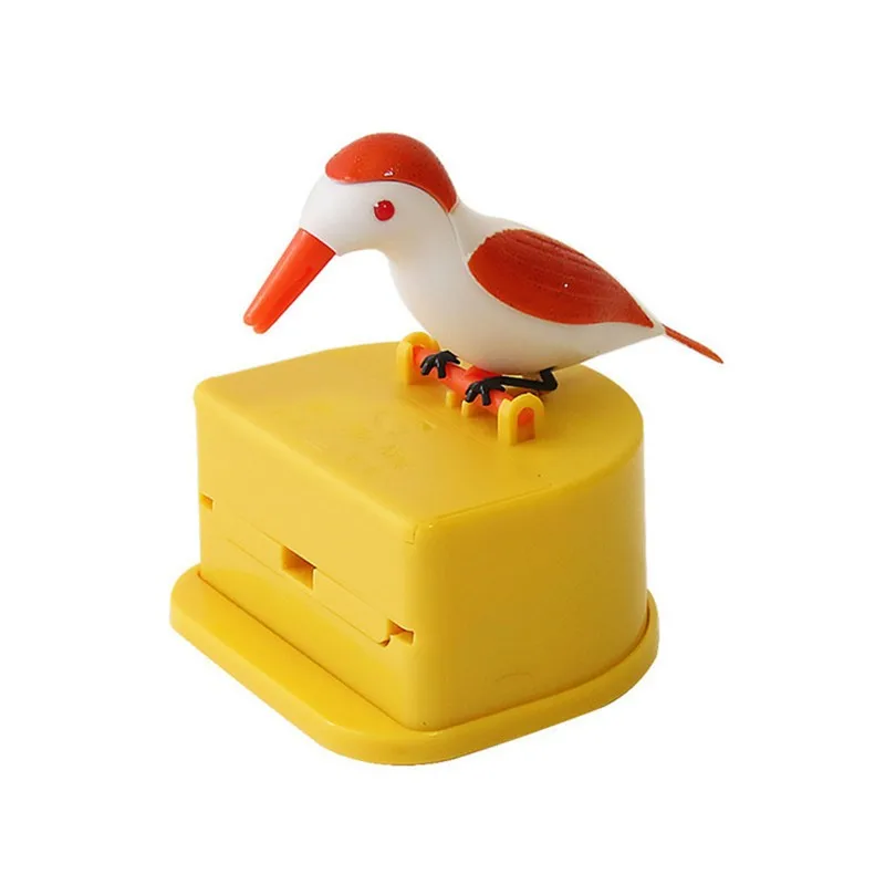 

New Small Bird Toothpick Container Automatic Toothpick Dispenser Toothpick Holder Home Decoration Kitchen Accessories
