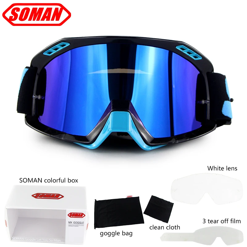 Мотоциклетные Очки Мотокросс окуло MX очки с отрывными пленками велосипед Gafas