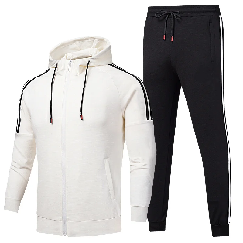 

Mens Tracksuits sportswear For mens jackets With Tracksuit Long Sleeve Casual Jogger Pants Suit Clothing 20 kinds 2-piece set