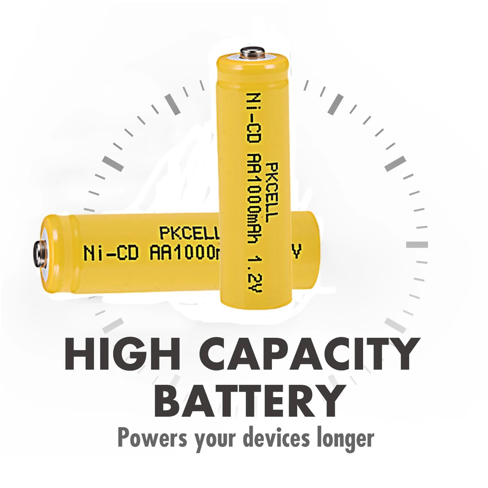 20Pcs Rechargeable Battery NICD 1.2v aa 1000mah Button Top nicd For Electric Shavers Massagers Tooth Brushes |