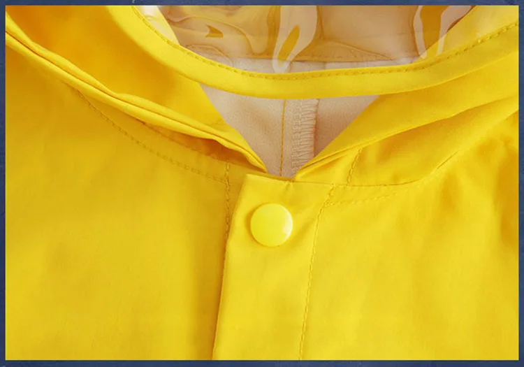 Детский непромокаемый дождевик с динозавром полиэстеровый плащ для улицы