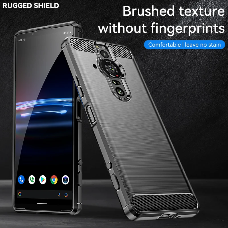 For Sony Xperia Pro-I Case Soft Silicone Cover for Sony Xperia Pro I Case Rubber Simple Silm Matte Cover Sony Xperia Pro-I Case
