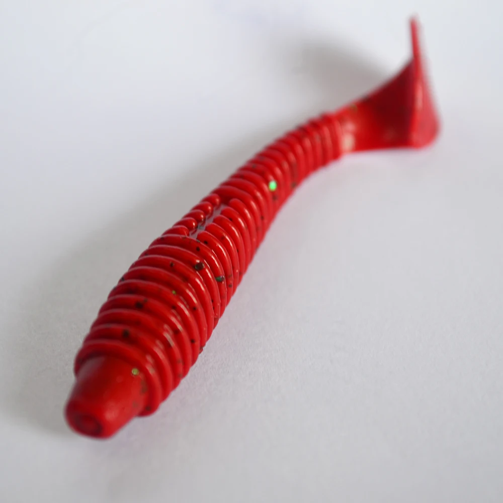 Фиолетовый оранжевого и белого цветов в стиле хип Красный черви мягкие приманки 7