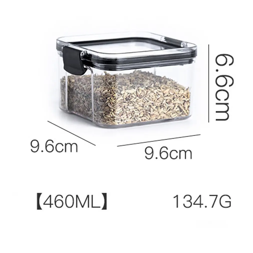 

Food Storage Container Plastic Kitchen Refrigerator Noodle Box Multigrain Storage Tank Transparent Sealed Cans