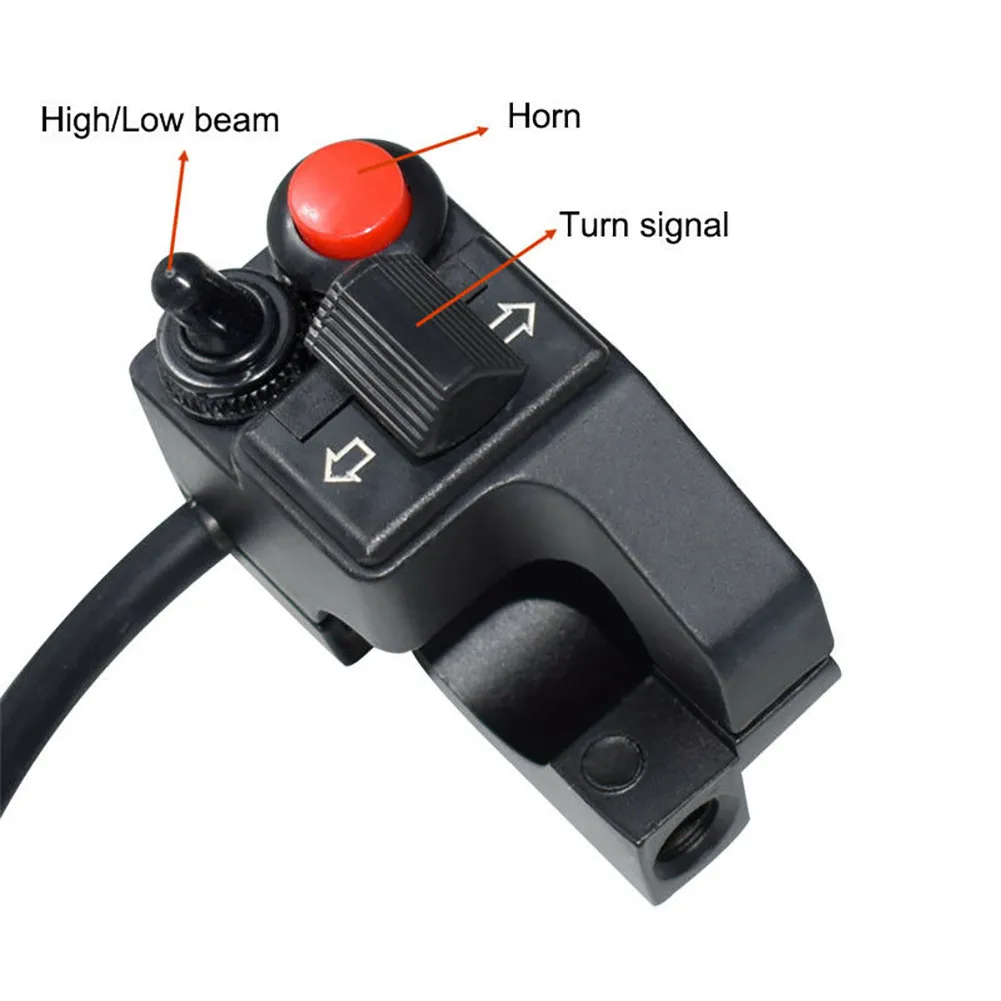 

Handlebar Switch Motorcycle Switch Start Kill Universal Waterproof 10A