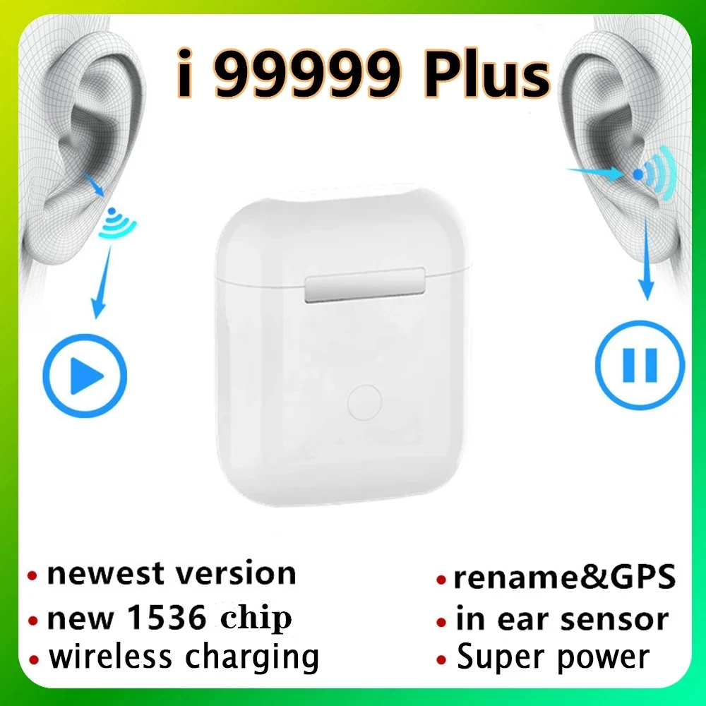 Беспроводные наушники I99999 Plus TWS Bluetooth i99999 plus Android PK i9000 pro I90000 Max наушники|Наушники и