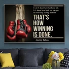 Рокки Бальбоа, боксерские мотивационные винтажные плакаты, принты на фотобоксерских перчатках, Настенная художественная картина для спортзала, докор