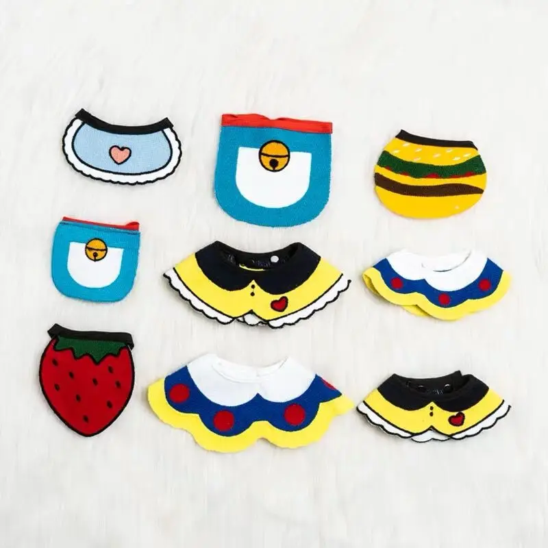 

Pet dog saliva towel Teddy British short cute cat dog accessories pet saliva towel eating bib rice pocket