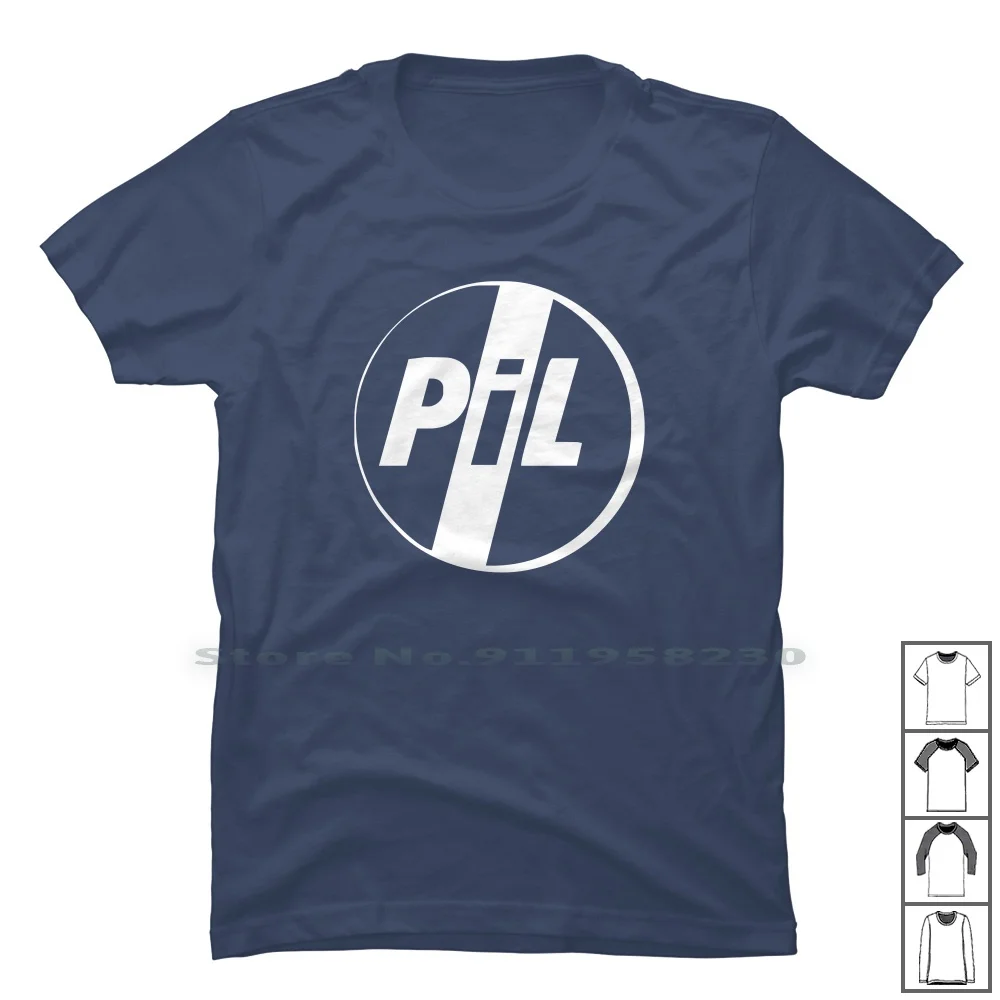 Публичная футболка Pil 100% хлопок юмористический публичная музыка кино юмор