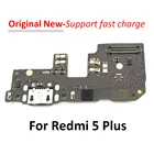 Оригинальный USB-разъем для зарядки, док-станция, гибкий кабель для Xiaomi Redmi 5 Plus, USB-зарядная плата с Micro