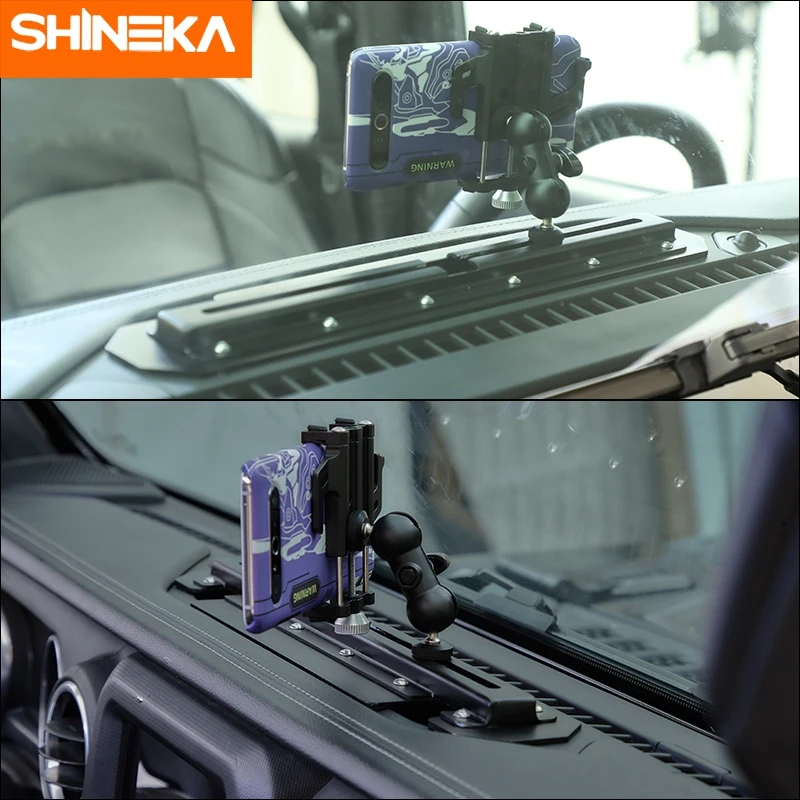 shineka gps bracket for jeep gladiator jt 2018 2021 car mobile phone support holder accessories for jeep wrangler jl 2018 2021 free global shipping