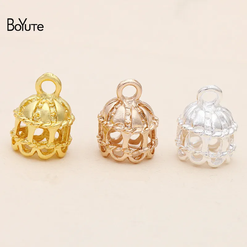 

BoYuTe оптовая продажа (50 шт./лот) 11*15 мм металлический сплав Разъем Застежки Diy ручной работы аксессуары для ювелирных изделий запчасти