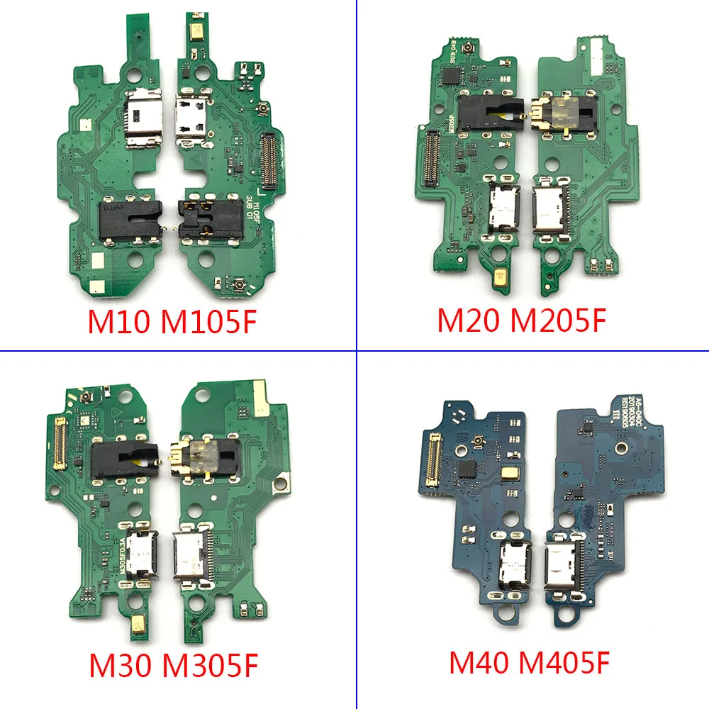 

10 шт./лот, USB-порт для зарядки, док-станция, соединительная плата, гибкий кабель для Samsung Galaxy M10 M20 M30 M30S M40 M105 M205 M305 M405