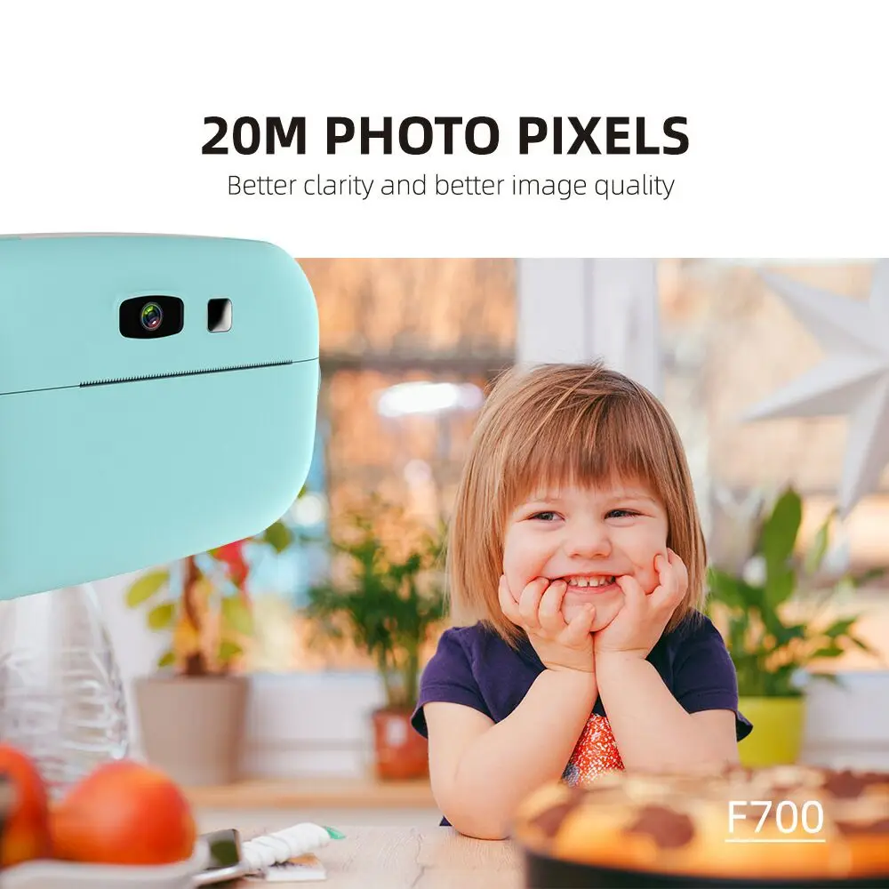 Polaroid мгновенная фотокамера 1080p детская мини-игрушка цифровая маленькая SLR Камера