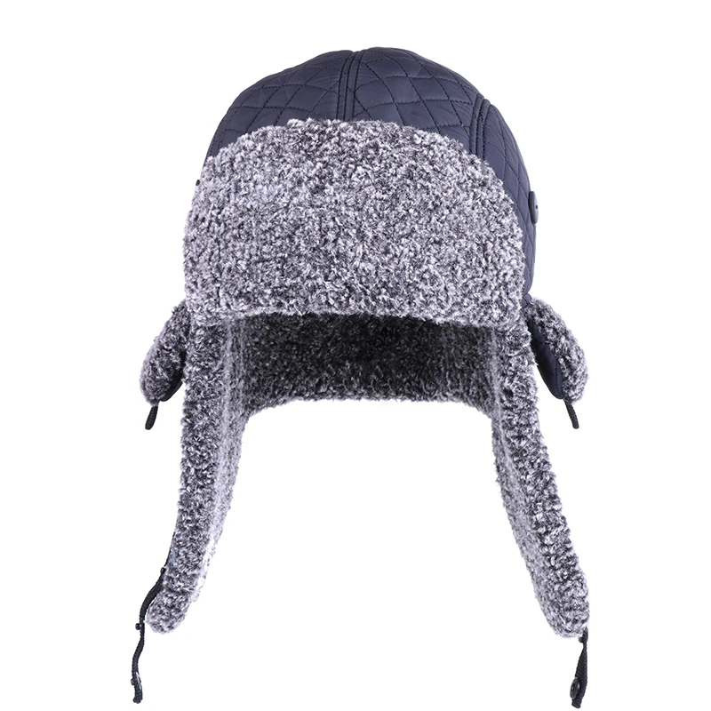 Зимняя теплая шапка для мальчиков и девочек русская ушанка из искусственного