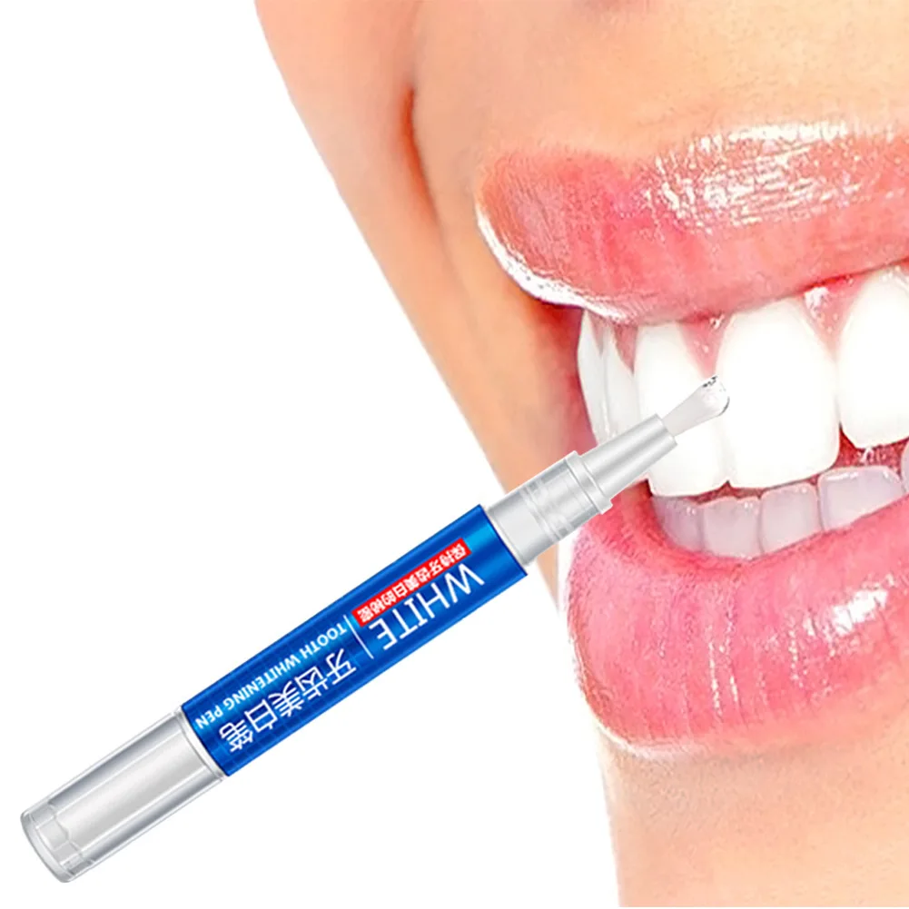 

3ml Popular White Teeth Whitening Pen Tooth Gel Bleach Remove Stains Oral Hygiene Home Tooth Bleaching Cleaning Pen Hot Sale