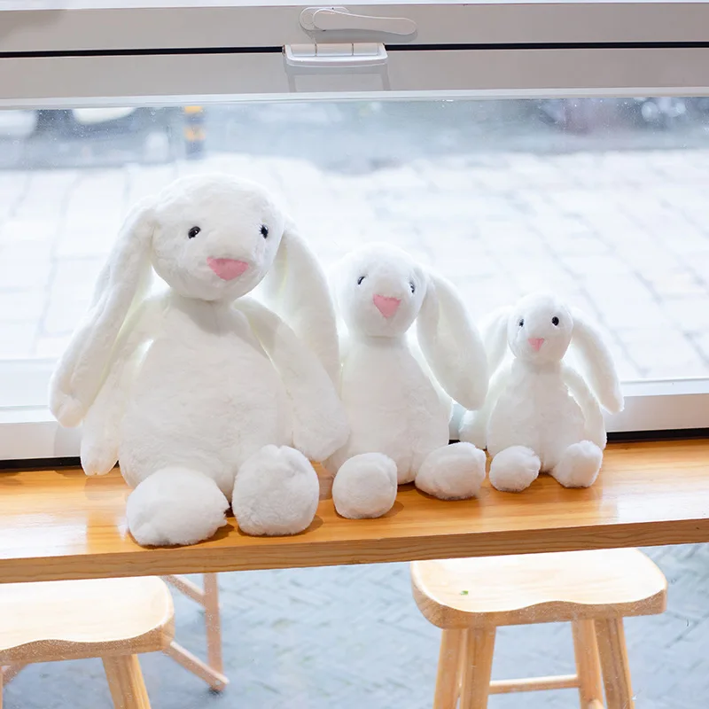 

30/60cm Soft Stuffed Animals Kids Long Ear Rabbit Sleeping Cute Cartoon Plush Toy Stuffed Animal Dolls Children Birthday Gift