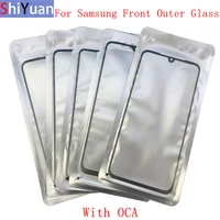 5pcs front outer glass lens touch panel cover for samsung a10s a20s a30s a40s a51 a32 a42 a52 a72 a02s a12 glass lens with oca