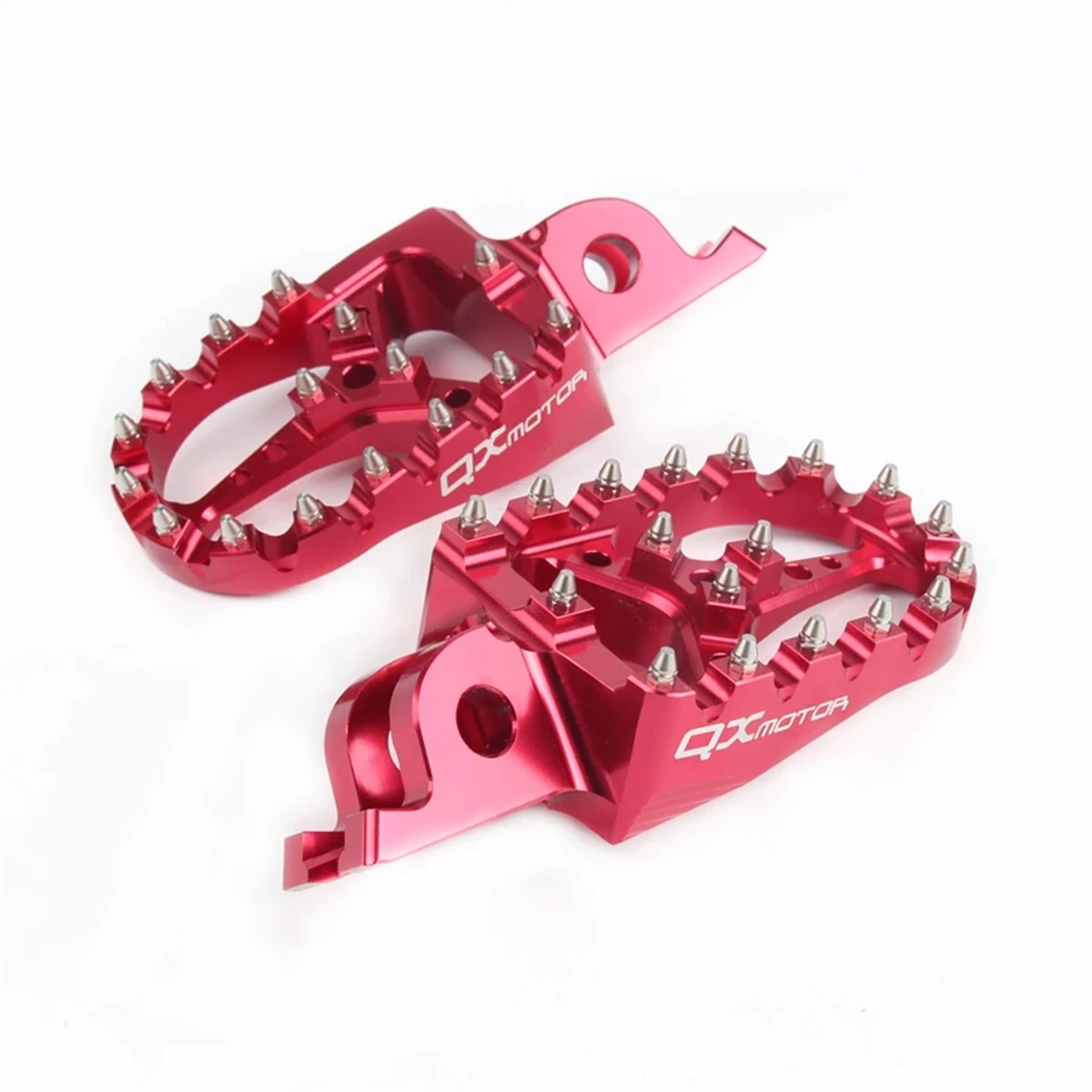 

Red CNC Billet MX Foot Pegs Rests Pedals Footpegs For Honda crf450r crf 450 crf250r crf250x CR125/250 Motorcycle Free Shipping