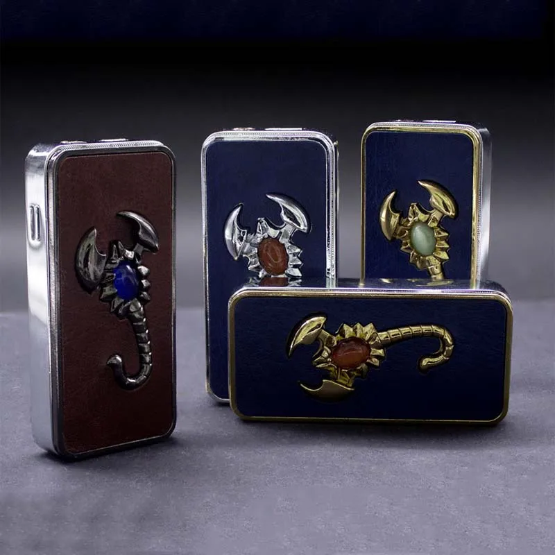 Ветрозащитная газовая зажигалка портативная надувная регулируемая с пламенем