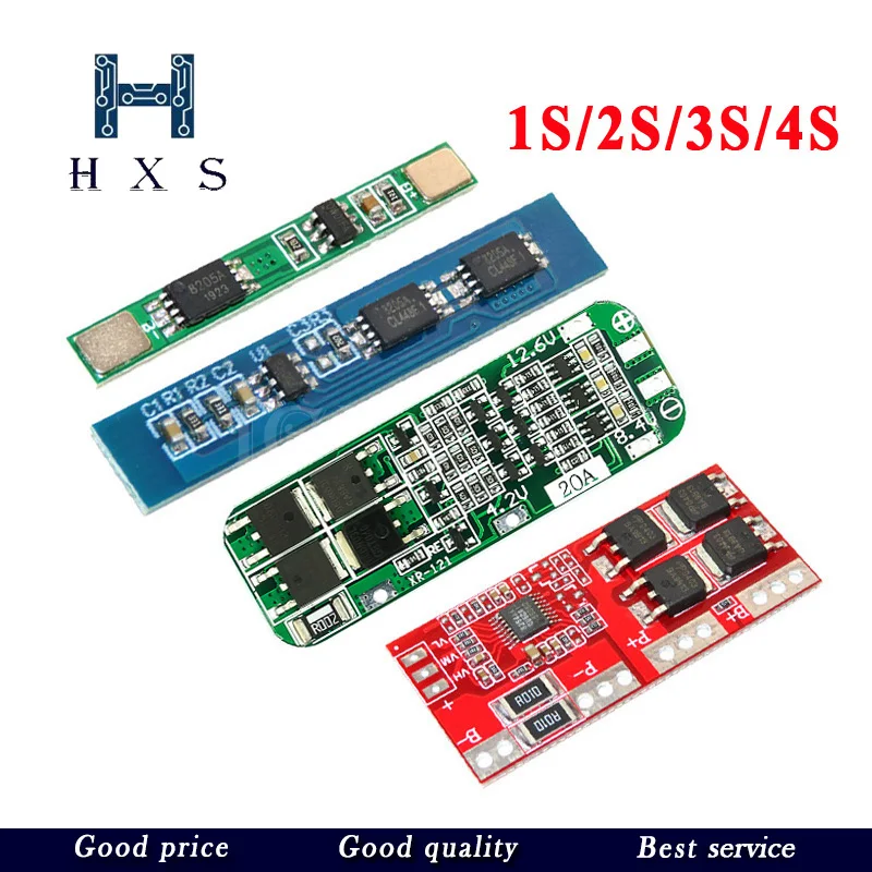 Плата защиты печатной платы для литий ионных батарей 1S 2S 3S 3 А 20 30 18650 зарядное