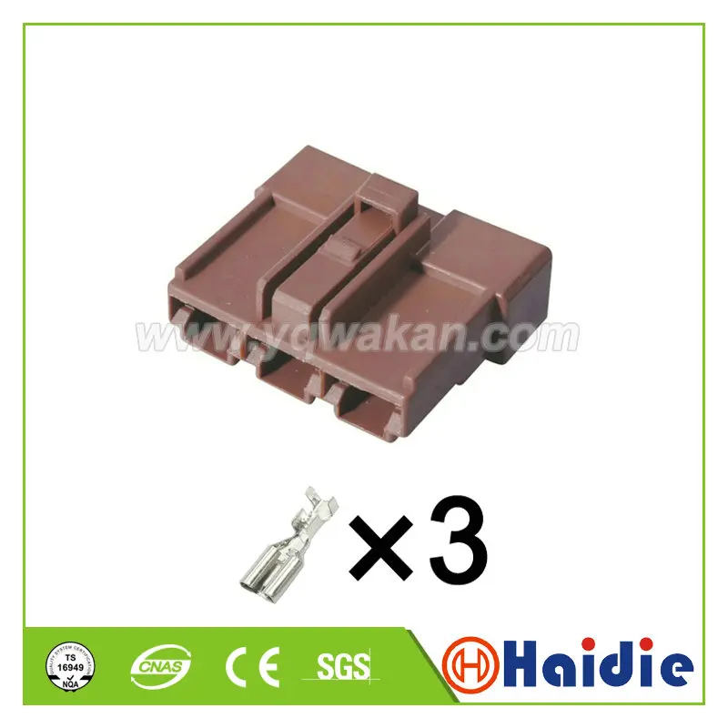 

Free shipping 2sets sumitomo 7.8mm 3pin HD series electric auto wire harness female connector 6098-0210
