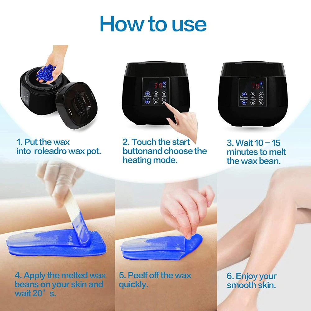 Воск нагреватель парафин воск теплее восковая машина набор инструмент для