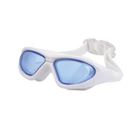 swimming goggles professional adult myopia 1 5 8 0 big lucency anti fog pool water swim eyewear mask silicone diving goggles