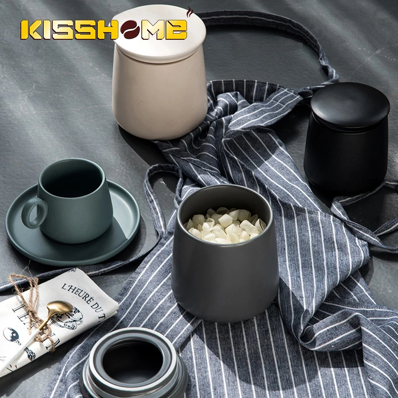 Скандинавский минимализм креативный кофейный контейнер для хранения фасоли