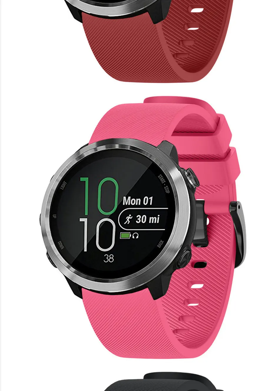 L/S цветной мягкий силиконовый сменный ремешок для Garmin vivoactive 3 vivoactive3 vivomove3 HR умный Браслет для Forerunner 645