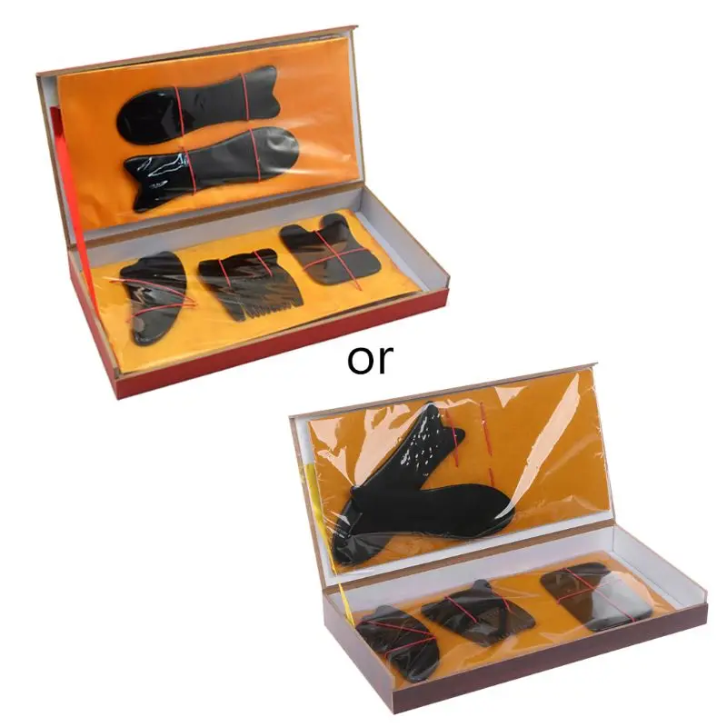 

Traditional Acupuncture Massage Gua Sha Guasha Tool Set C1FF