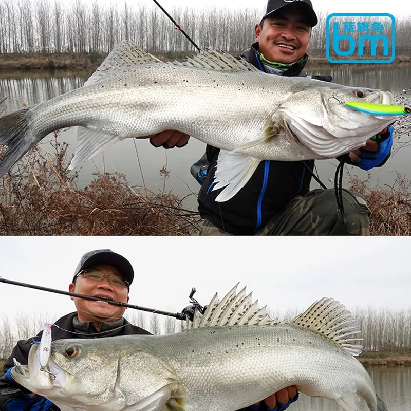 Новый воблер для поверхностной рыбалки с магнетроном и вольфрамовыми бусинами BM Boke 80/100/115 мм 3D, плавающий, весом 10 г / 14 г / 15,8 г.