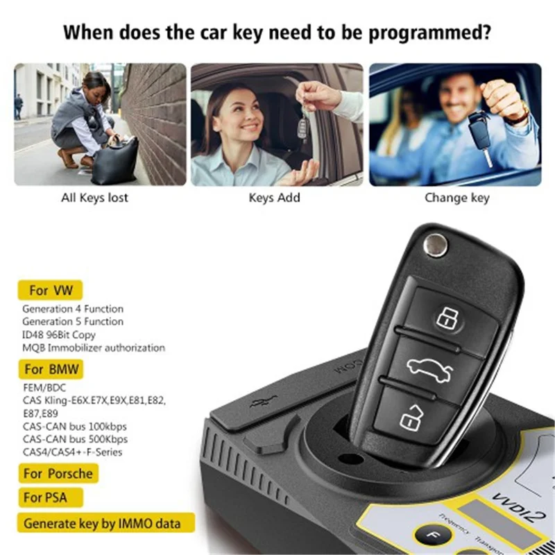 Полный комплект для Xhorse VVDI2 V6.8.2 с OBD48 + 96bit 48 MQB BMW FEM/BDC 13 программным обеспечением VAG