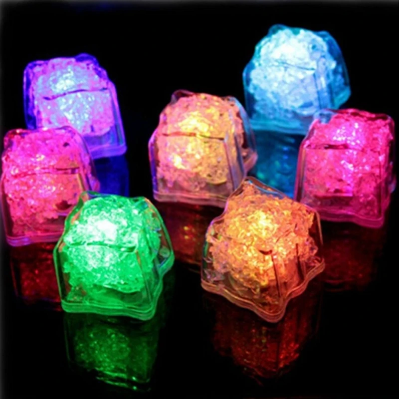 

Creative Small Ice Cube Toy With Water LED Toys For Party and Festival Decorations Random Delivery Free Shipping