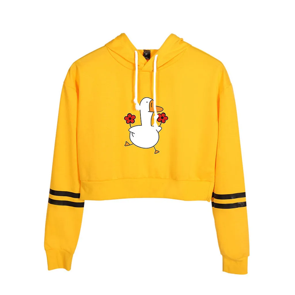 Женский топ с круглым вырезом SAGACE куртка капюшоном и длинным рукавом Милая