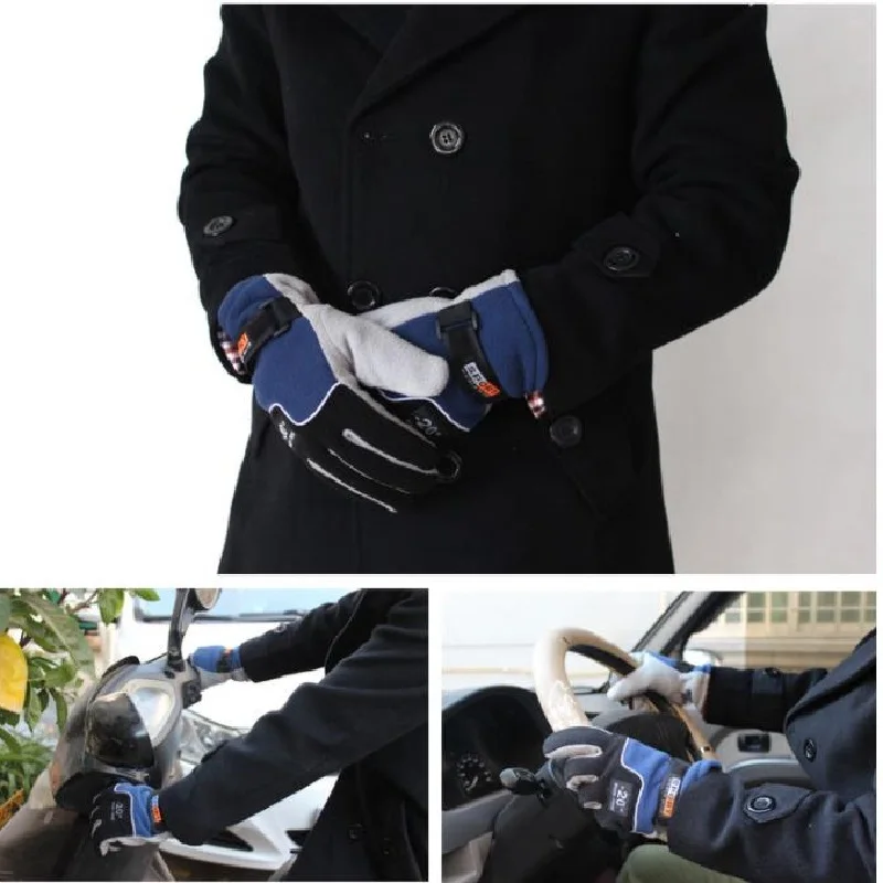 

-20 Ski Winter Gloves for Female Men Polar Fleece Driver's Gloves Elastic Wrist Suitable for Outdoors Skiing Riding Hiking