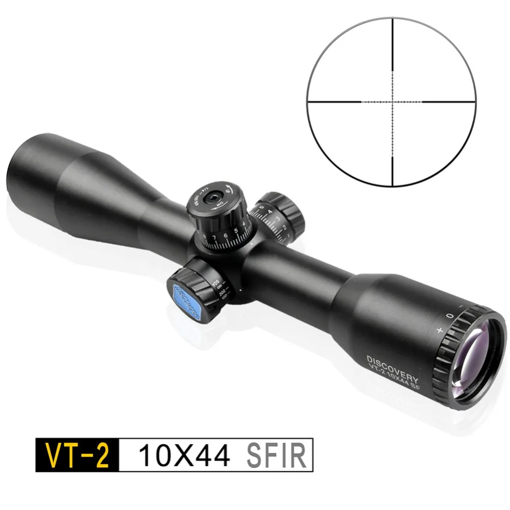 

DISCOVERY optical sight VT-2 10X44 SF Tactical Riflescope with Mil Dot Reticle fixed power rifle scope