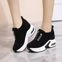 womens sports shoelace platform womens shoes leisure wedge basket 2021 shoes tennis womens thick summer sports shoes