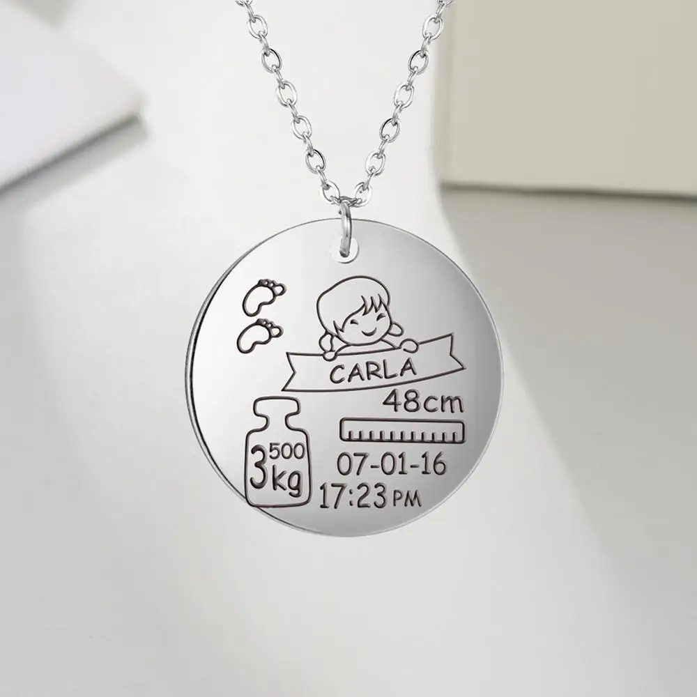 Моя форма искусственное ожерелье на заказ детское с весом для рождения детский